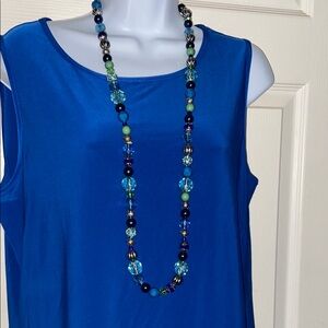Blue - Green Necklace & Bracelet
